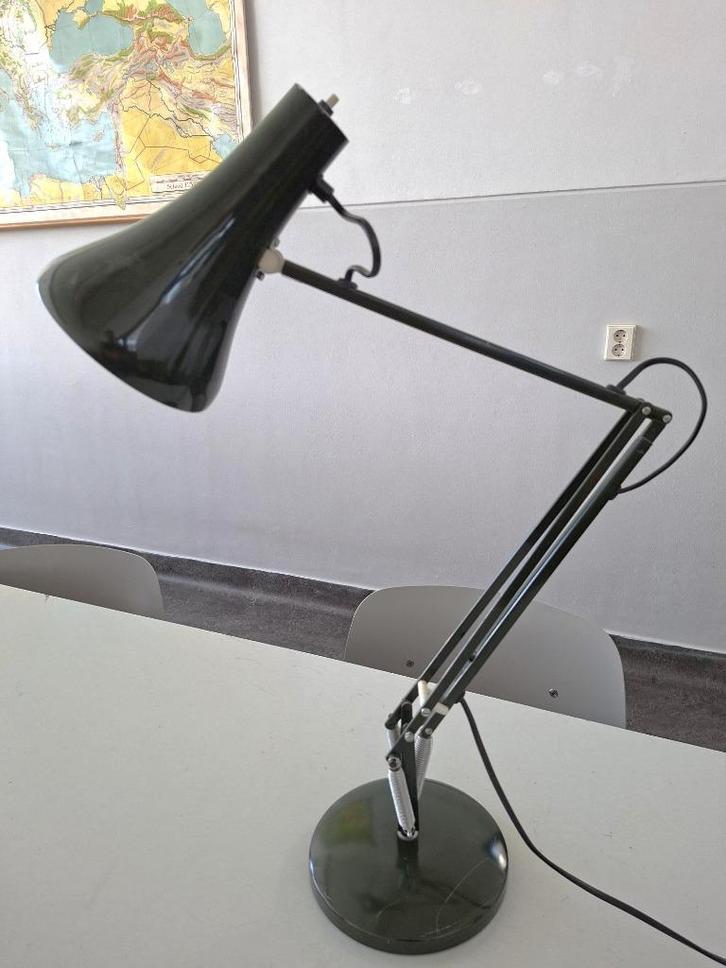 vintage architectenlamp Anglepoise 90 industrieel design, Huis en Inrichting, Lampen | Tafellampen, Gebruikt, 50 tot 75 cm, Metaal