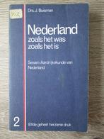 Nederland zoals het was zoals het is 2 - Drs. J. Buisman, Boeken, Ophalen of Verzenden, Gelezen