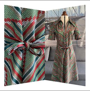 Vintage 60s jurk - taille - wijde rok - ceintuur beschikbaar voor biedingen