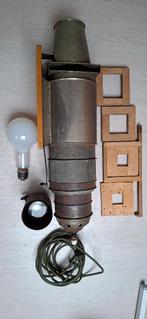 Oude projectielantaarn uit plm 1935, Ophalen