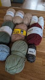 Haakgaren bollen wol diverse kleuren, Ophalen, Zo goed als nieuw, Breien of Haken, Wol of Garen