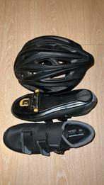 Shimano wielrenschoenen incl SPD & helm, Helm, Gebruikt, Ophalen