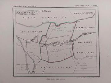 132 / Litho uit 1866 door J. Kuyper van Oud Alblas ZH beschikbaar voor biedingen