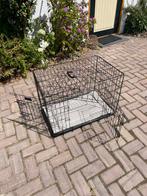 Supermooie zwarte bench (M/S), Dieren en Toebehoren, Hondenhokken, Ophalen of Verzenden, Zo goed als nieuw, Minder dan 65 cm
