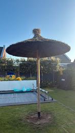 Prachtige rieten parasol plus beschermhoes voor de winter, Ophalen, Zo goed als nieuw, 1 tot 2 meter