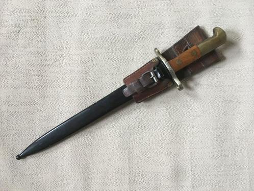 wo2 - Zwitserse M1918 Bajonet voor K11 en K31 - 1941, Verzamelen, Militaria | Tweede Wereldoorlog, Landmacht, Mes of Dolk, Overige gebieden