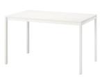 MELLTORP (IKEA) 125x75 wit - 4 personen, Huis en Inrichting, Tafels | Eettafels, 50 tot 100 cm, 100 tot 150 cm, Kunststof, Gebruikt