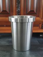 1 rvs bloempot bloembak vaas 60 cm hoog, Tuin en Terras, Bloembakken en Plantenbakken, Binnen, Minder dan 60 cm, Rond, Nieuw