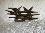Antiek brutalist vogel sculptuur voor op de muur!, Ophalen