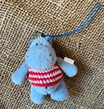 Nijlpaard hippo in rood wit truitje ook leuk in de kerstboom, Ophalen of Verzenden, Zo goed als nieuw