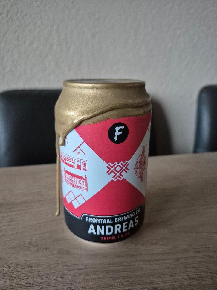 Frontaal Andreas Tripel, B.A. look-alike; voor verzamelaars, Verzamelen, Biermerken, Nieuw, Overige typen, Overige merken, Ophalen