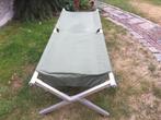 Lichtgewicht veldbed inklapbaar, Tuin en Terras, Ophalen, Gebruikt, Aluminium, Inklapbaar