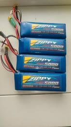 Zippy 5000mAh LiPo Batterijen - Set van 4, Ophalen of Verzenden, Gebruikt