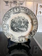 2 borden Napoleon met staander en stempel Keramis BF, Antiek en Kunst, Ophalen of Verzenden
