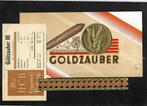 Carl Bruning  set etiket  Goldzauber, Ophalen of Verzenden, Gebruikt, Sigarenbandjes