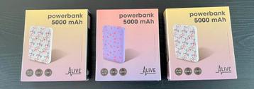 Powerbank ALIVE 3 stuks nieuw in doos beschikbaar voor biedingen