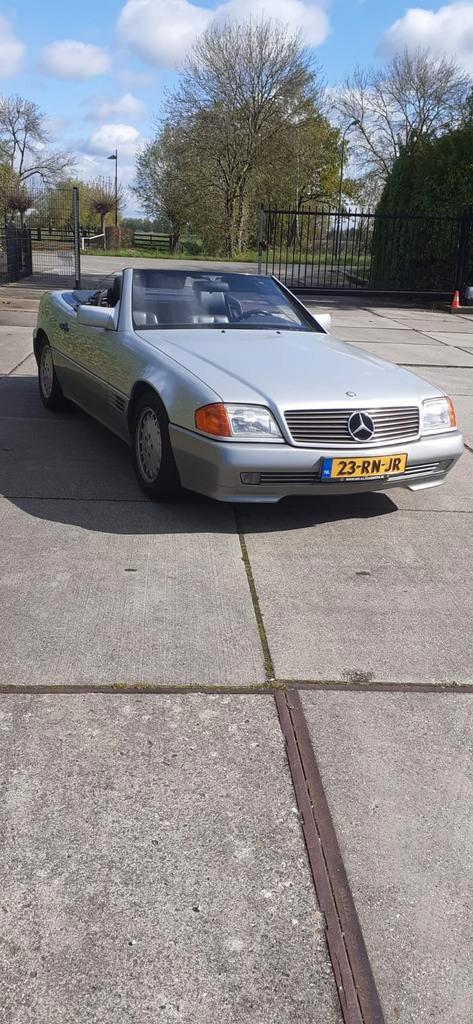 Mercedes-Benz SL 3.0 300 SL U9 1990 Grijs, Auto's, Mercedes-Benz, Particulier, SL, Benzine, Cabriolet, Handgeschakeld, Geïmporteerd