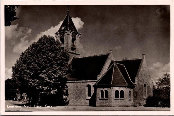 Leersum - Ned. Herv. Kerk jaren 60, Verzamelen, Ansichtkaarten | Nederland, Ongelopen, Utrecht, 1960 tot 1980, Verzenden