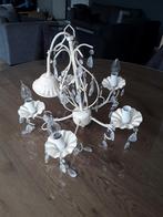 Kroonluchter met glashangertjes, Ophalen of Verzenden, Glas