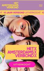 4 tickets Amsterdams Verbond - 5 mei, Tickets en Kaartjes