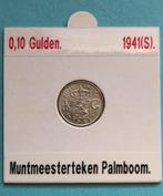 10 cent 1941, Nederlands Indie., Postzegels en Munten, Zilver, Koningin Wilhelmina, 10 cent, Verzenden