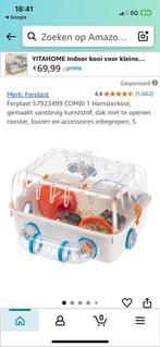 Hamsterkooi ferplast inclusief extra buizen, Ophalen of Verzenden