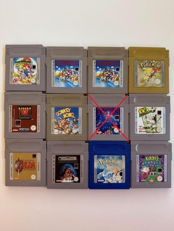 Verschillende gameboy games, Spelcomputers en Games, Games | Nintendo Game Boy, Zo goed als nieuw, Avontuur en Actie, 1 speler