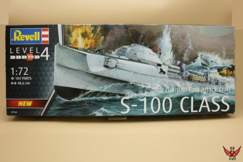 Revell 1/72 German Fast Attack Craft S-100 Class, Hobby en Vrije tijd, Modelbouw | Boten en Schepen, Nieuw, 1:50 tot 1:200, Revell