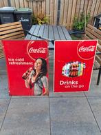 reclamebord coca cola, hard kunststof/plastic, Ophalen, Zo goed als nieuw, Reclamebord