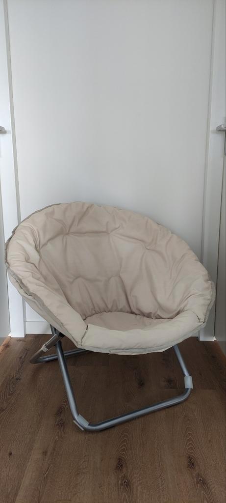 Inklapbare kuipstoel, Huis en Inrichting, Stoelen, Gebruikt, Eén, Stof, Overige kleuren, Ophalen