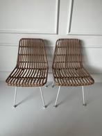Westwing Costa stoelen rotan look Binnen & Buiten, Huis en Inrichting, Gebruikt, Twee, Bruin, Ophalen of Verzenden
