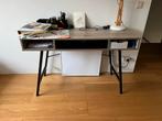 Bureau sidetable bijzettafel gangkast modern industrieel, Ophalen, Zo goed als nieuw, 25 tot 50 cm, Rechthoekig