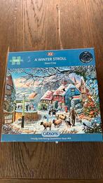 Gibsons winterpuzzel, Ophalen of Verzenden, 500 t/m 1500 stukjes, Zo goed als nieuw
