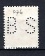 NEDERLAND : 1953 : Perfin &@  B S  @& on Y.612., Ophalen of Verzenden, Na 1940, Gestempeld