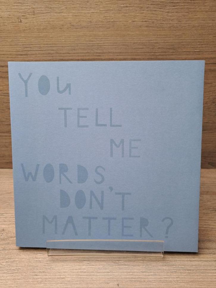 Kim van Norren - You tell me words don't matter?, Boeken, Kunst en Cultuur | Beeldend, Zo goed als nieuw, Schilder- en Tekenkunst