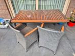 Tuintafel met 2 stoelen Bois le Duc, Gebruikt, Tuinset, Eettafel, Ophalen