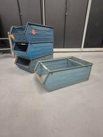stalen magazijnbak 4x, Ophalen, Gebruikt, 40 tot 60 cm, 50 tot 75 cm