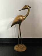 Xl koperen vogel reiger, Antiek en Kunst, Ophalen of Verzenden