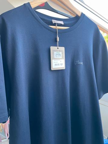 Herno donkerblauw t-shirt size 54 beschikbaar voor biedingen