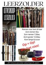riemen te koop, Ophalen, Nieuw, Overige kleuren, Tailleriem