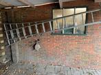 Aluminium ladder 5 m, Doe-het-zelf en Verbouw, Ladders en Trappen, Ophalen of Verzenden, Gebruikt, Ladder, 4 meter of meer