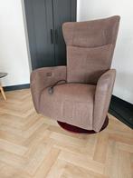 Sta op stoel Prominent medium bruin stof, Minder dan 75 cm, Ophalen of Verzenden, Zo goed als nieuw, Stof