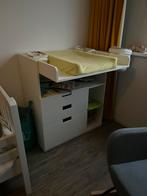 Witte ikea smastad commode met aankleedkussen, Kinderen en Baby's, Kinderkamer | Commodes en Kasten, Ophalen, 50 tot 70 cm, 90 tot 105 cm