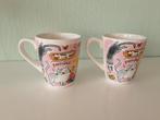Blond amsterdam  2katten bekers, Huis en Inrichting, Keuken | Servies, Ophalen, Blond Amsterdam, Zo goed als nieuw, Kop(pen) en/of Schotel(s)