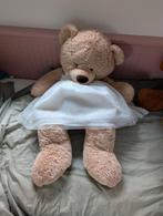 Grote Knuffelbeer met Jurk - Zo Goed Als Nieuw!, Ophalen, Gebruikt, Beer