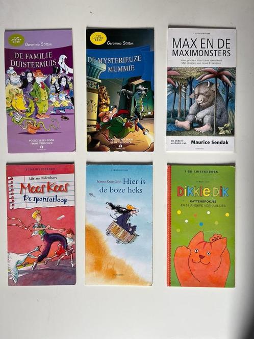 Luisterboeken 4 stuks, Boeken, Kinderboeken | Jeugd | onder 10 jaar, Gelezen, Fictie algemeen, Ophalen