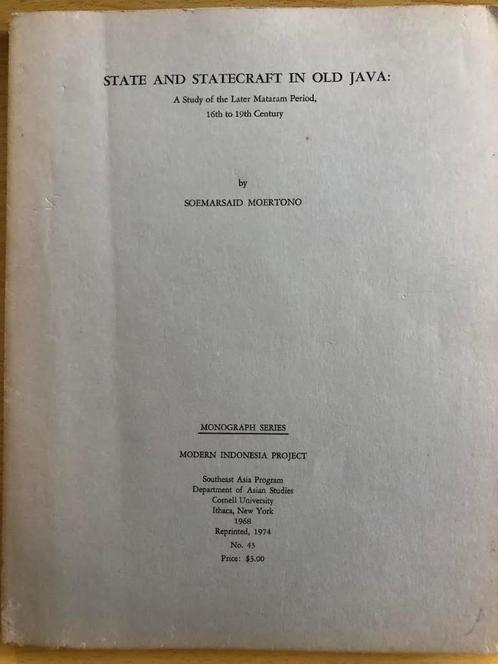 De Javaanse staat, 16e-19e eeuw, Boeken, Overige Boeken, Gelezen, Ophalen of Verzenden