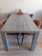 PRACHTIGE EETTAFEL HACO HPL TAUPE 180X 90 Z.G.A.N !, Ophalen, 100 tot 150 cm, 200 cm of meer, Zo goed als nieuw