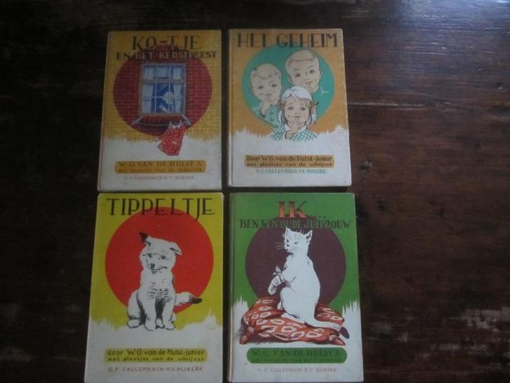 WG van de Hulst jr geheim/Wilhelmus/Tippeltje/juffrouw/Ko-tj, Boeken, Kinderboeken | Jeugd | onder 10 jaar, Gelezen, Fictie algemeen
