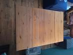 Kleine eettafel plus 2 krukjes, Ophalen, Gebruikt, 100 tot 150 cm, 50 tot 100 cm